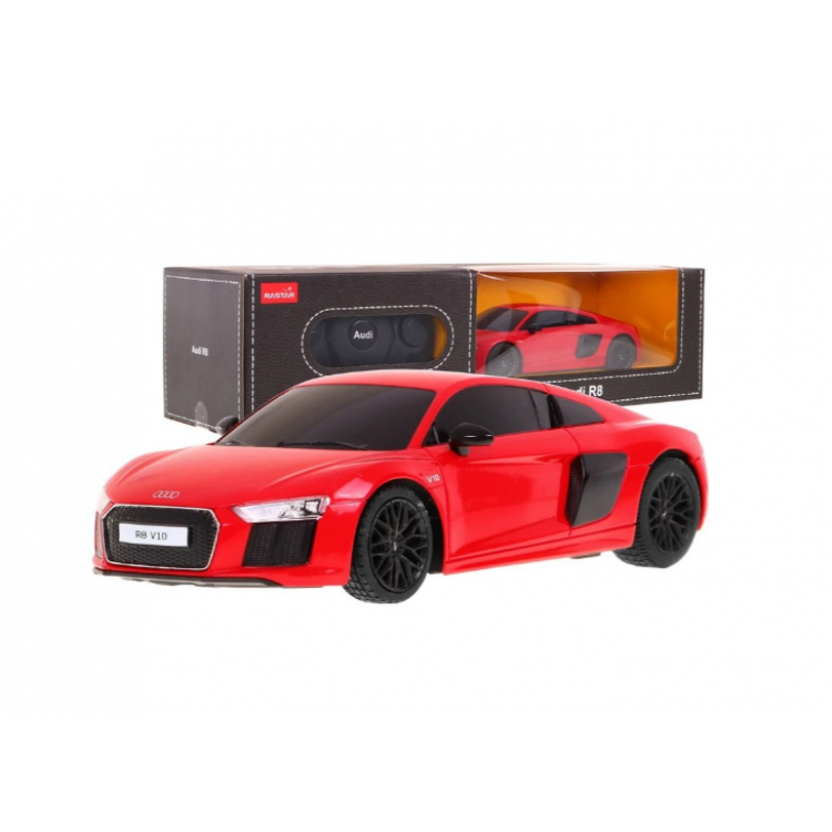 Auto R/C Audi R8 1:24 RASTAR - červené
